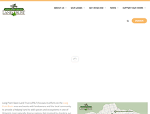 Tablet Screenshot of longpointlandtrust.ca
